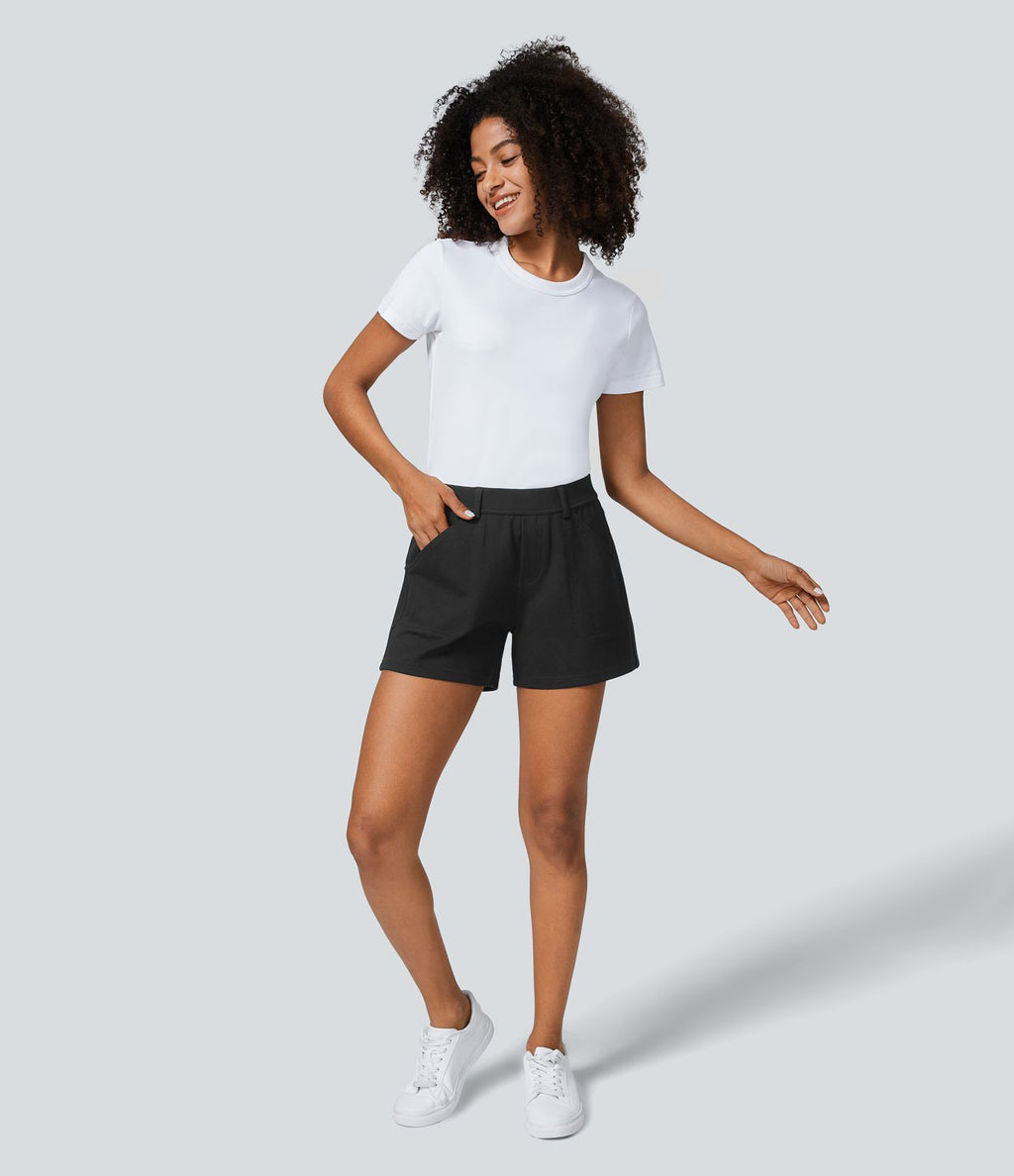 Short de travail taille moyenne avec poches