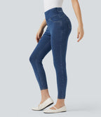 Legging 7/8 denim Halara Flex™ SoCinched gainant effet push-up taille haute avec poches