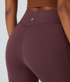 Pantalon évasé pleine longueur de course gainant taille mi-haute avec poches Halara UltraSculpt™