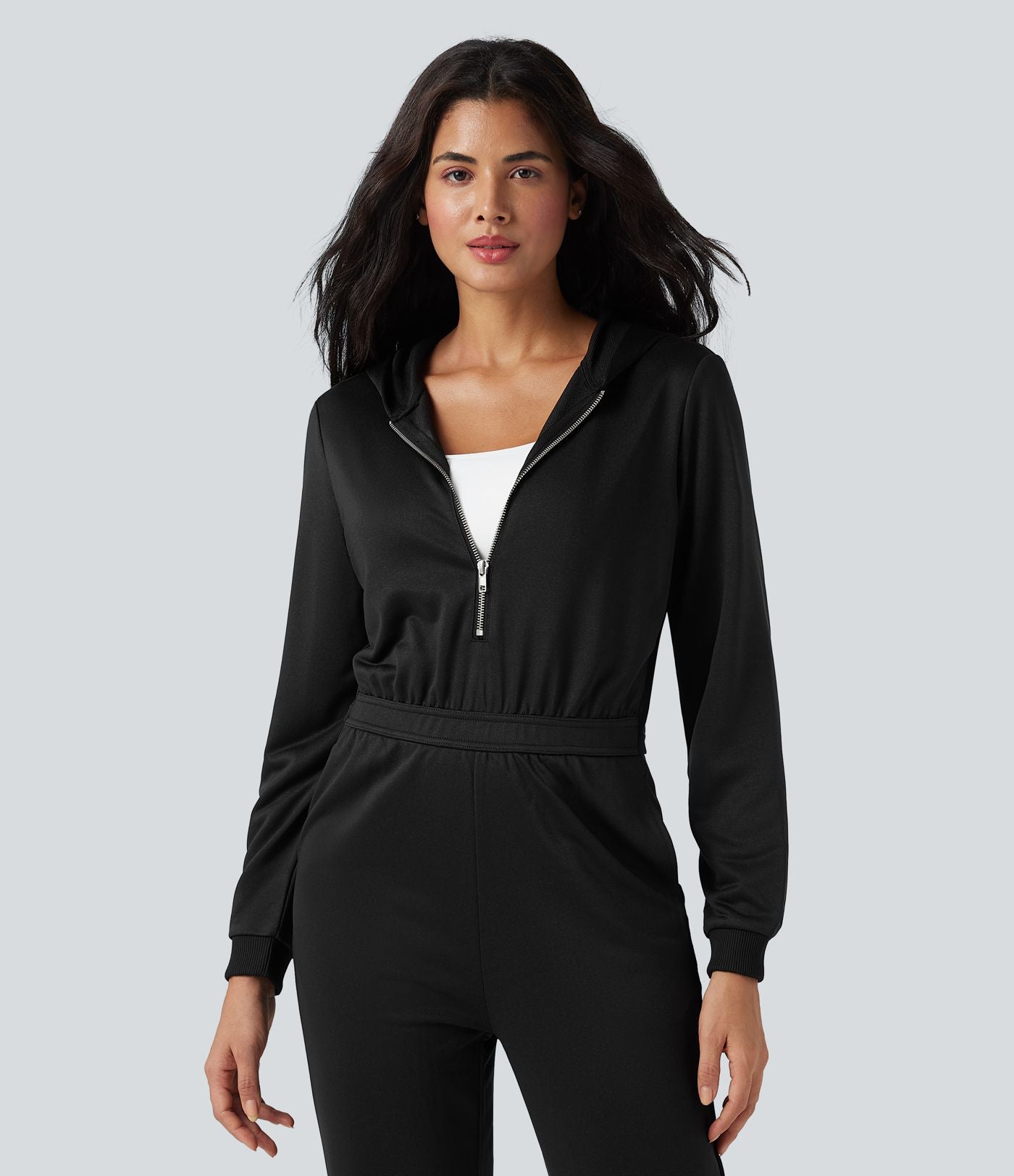 Combinaison jogging à capuche manches longues avec poches - Édition Easy Peasy