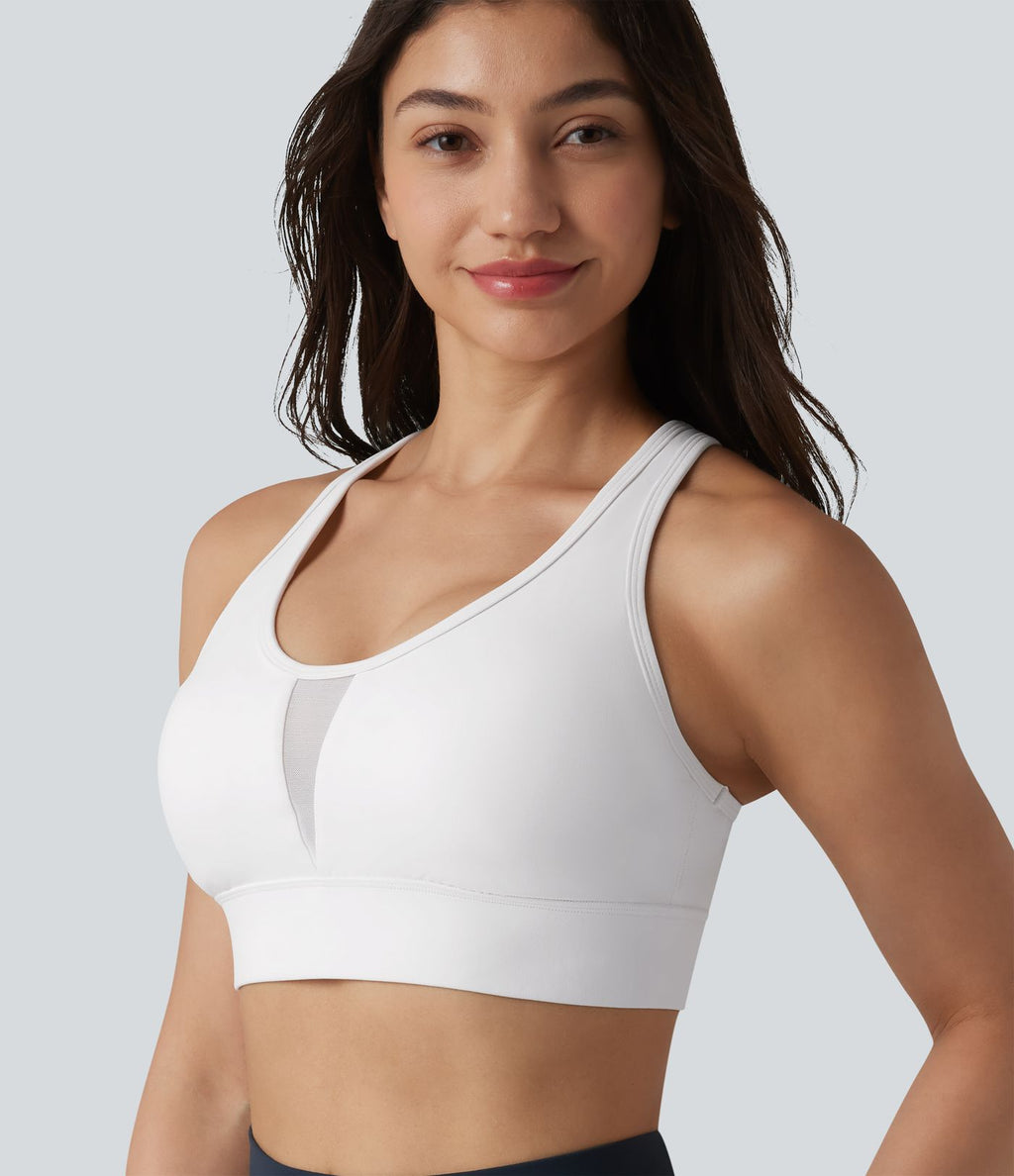 Halara UltraSculpt™ Brassière de sport d'entraînement maintien modéré, dos nageur avec boucle ajustable et mesh respirant