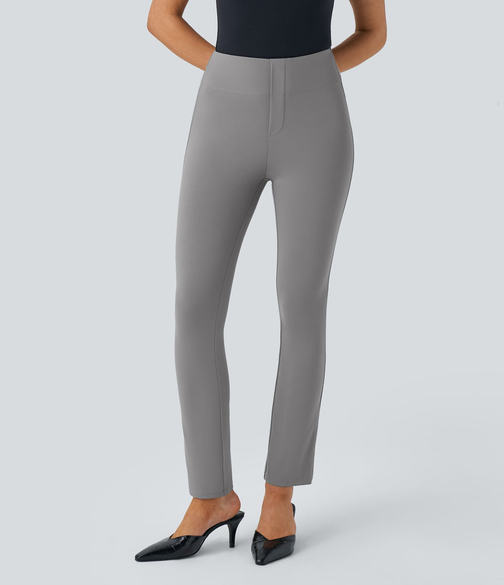 Pantalon tailleur fuselé taille haute Halara Flex™ avec poches