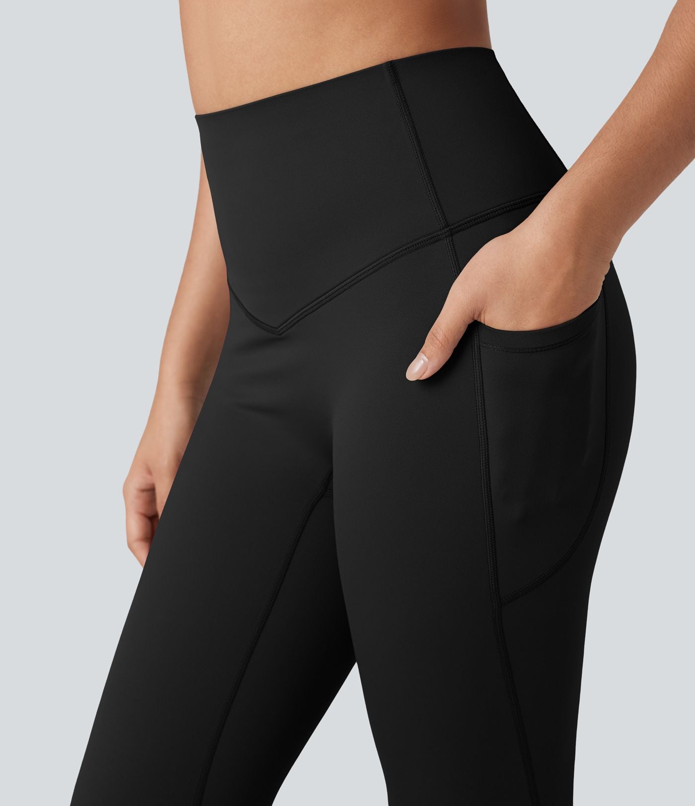 Legging yoga polaire thermique  gainant taille haute Halara UltraSculpt™ Heat avec poches