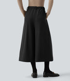 Pantalon tailleur large Halara Flex™ plissé taille haute avec poches