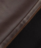 Pantalon évasé décontracté gainant taille haute extensible en molleton PU avec poches