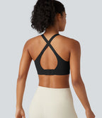 Brassière de sport d'entraînement maintien moyen avec bonnet spacer moulé