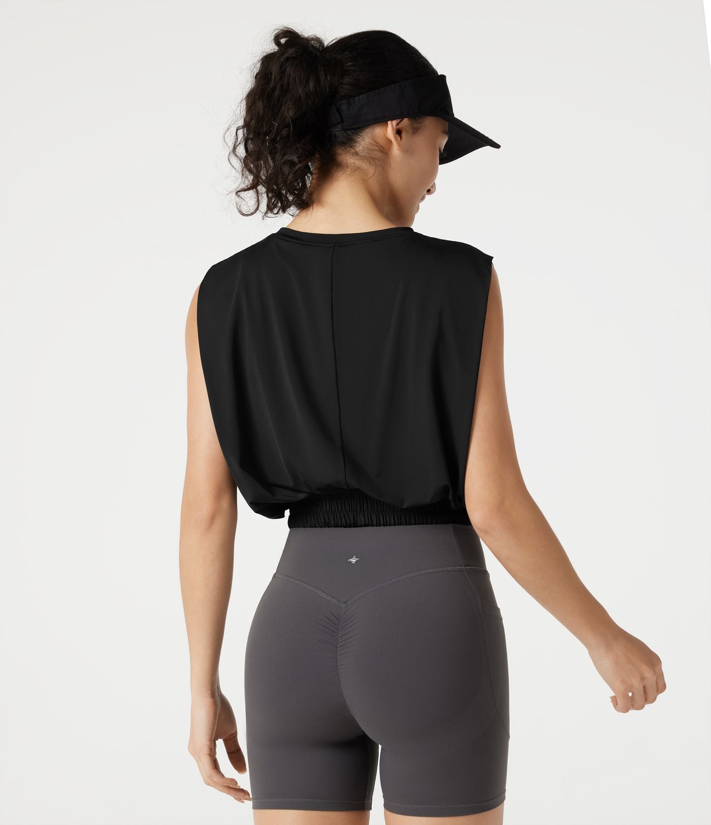 Débardeur de yoga col rond effet frais InstantCool, protection solaire UPF50+