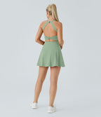 Robe de sport dos nu torsadée A-C