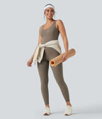 Combinaison de sport Halara UltraSculpt™ col V gainante push-up à poches