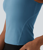 Softlyzero™ Plush Top Débardeur Uni Col en V Soutien-Gorge Intégré