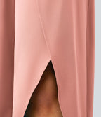 Breezeful™ Pantalon Large Fluide Séchage Rapide Taille Haute Poche Arrière