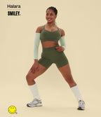 Brassière de sport training Halara X Smiley® SpeedWave™ maintien moyen à séchage rapide – Bonnets A à D