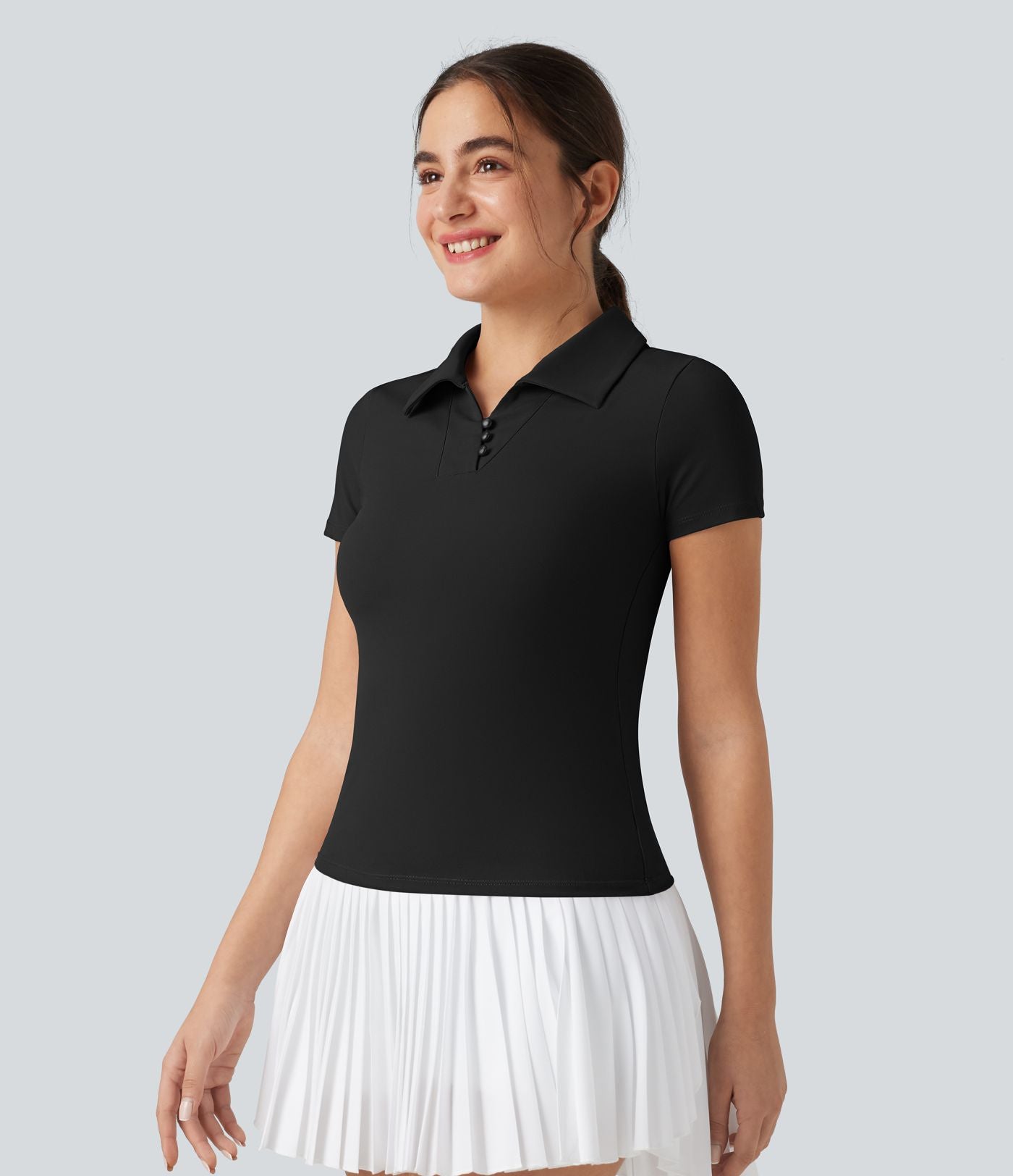 Haut de sport golf manches courtes effet frais InstantCool séchage rapide, protection solaire UPF50+
