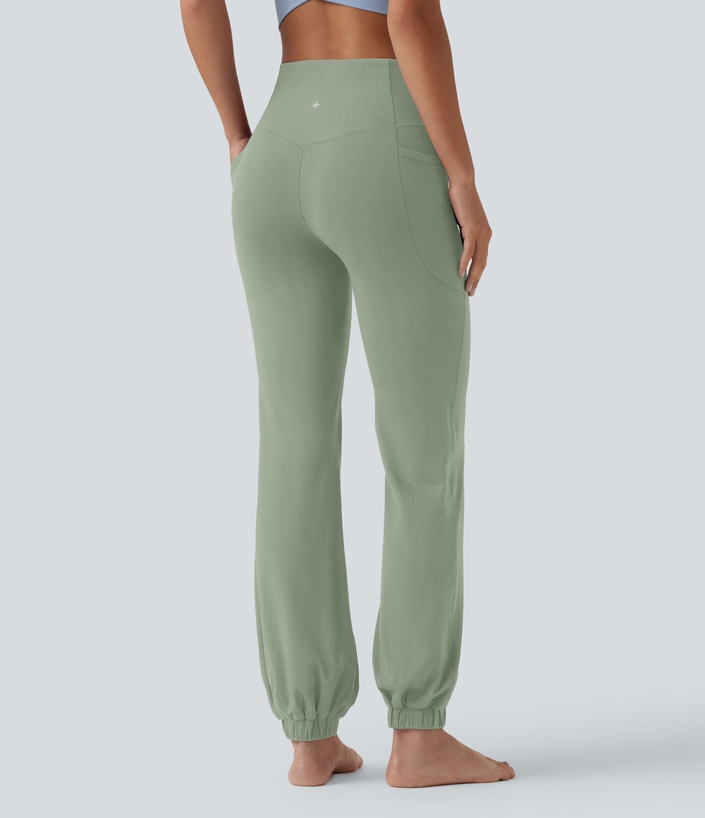 Jogging ballon danse SoftlyZero™ taille haute gainant avec poches