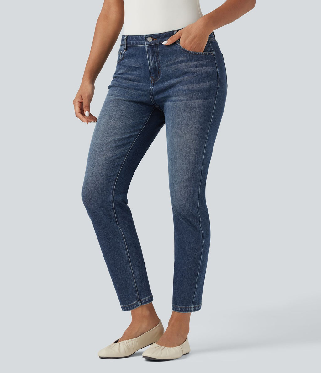 Jean slim Halara Flex™ taille mi-haute 7/8 avec poches