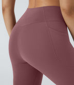 Patitoff™ 2.0 Legging Yoga Résistant Poils d'Animaux Taille Haute Croisée Poches Latérales