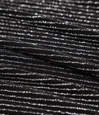 Combinaison Easy Peasy sans manches à ourlet volanté, rayures sparkle, avec poches