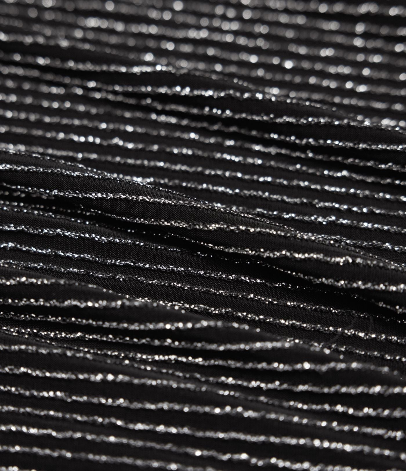 Combinaison Easy Peasy sans manches à ourlet volanté, rayures sparkle, avec poches