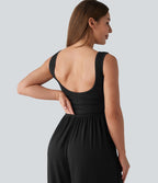 Combinaison casual large col U avec poches - Édition Easy Peasy