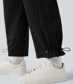 Pantalon jogging taille haute avec poches