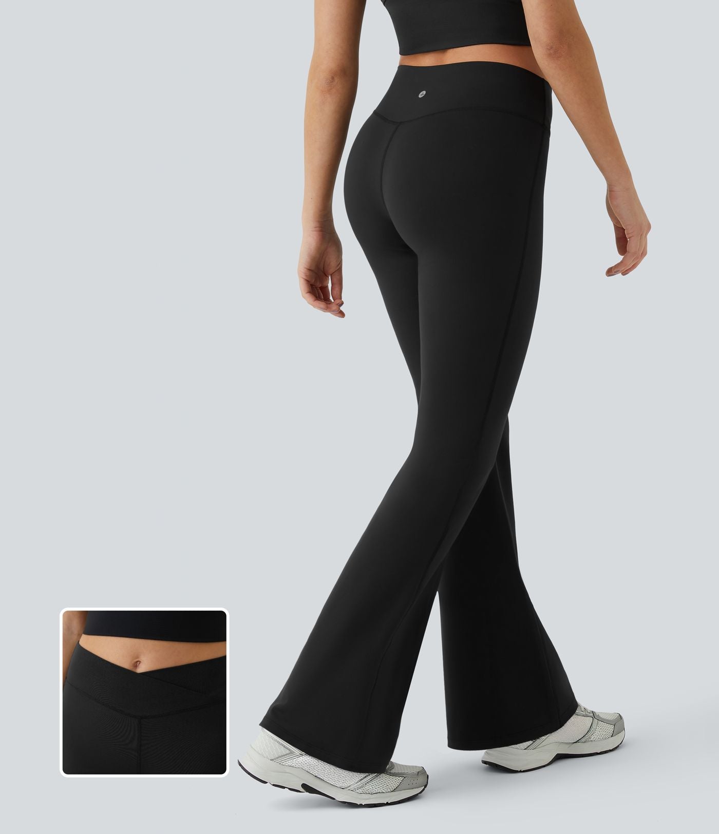 Legging yoga évasé croisé taille haute DayStretch
