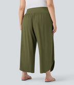Pantalon tailleur gainant taille haute avec poches Halara Flex™