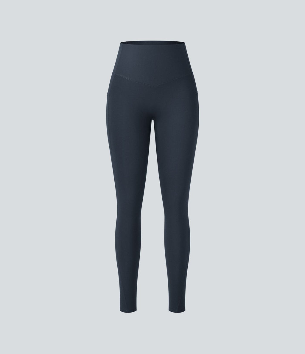 Legging d'entraînement gainant galbant taille haute avec poches Halara UltraSculpt™