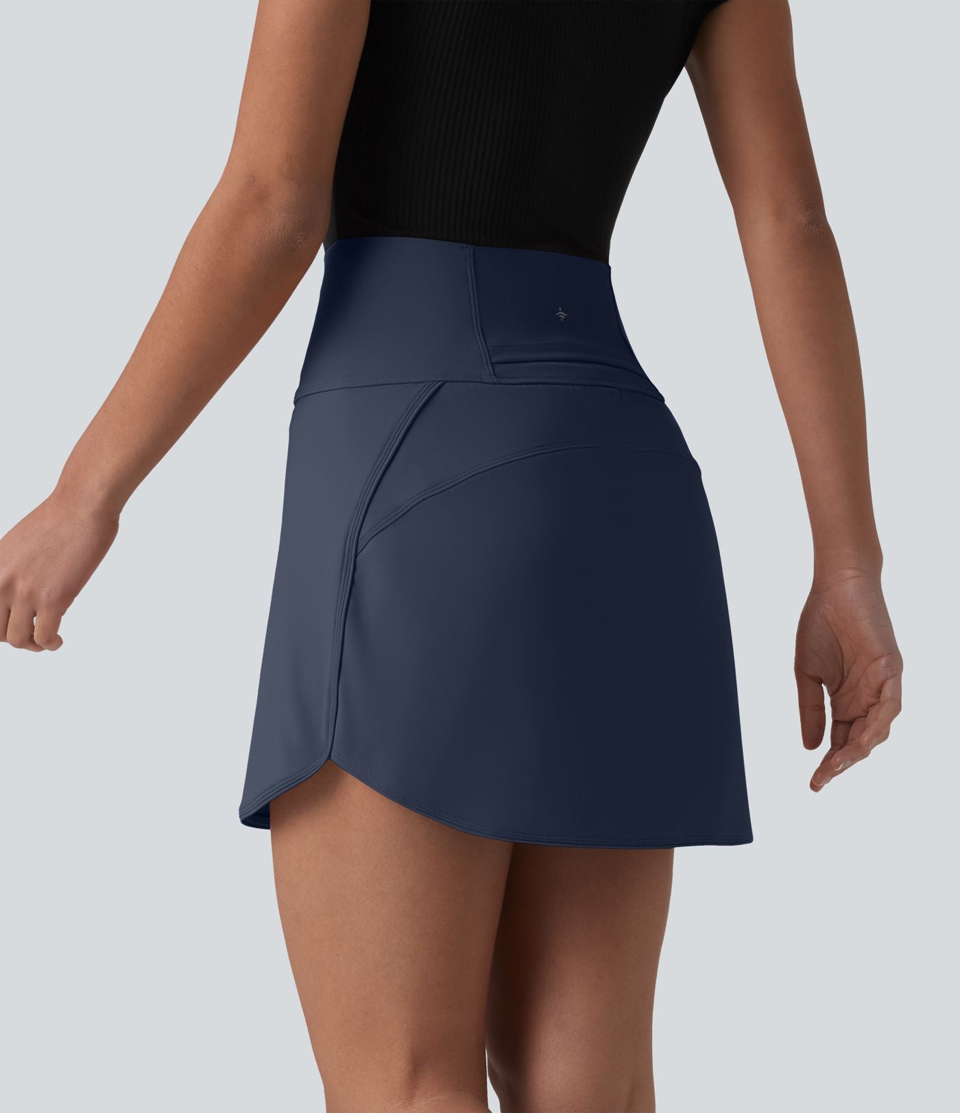 Jupe de golf courte 2-en-1 SoftlyZero™ Airy effet frais InstantCool taille ultra-haute gainant avec ourlet arrondi et poches
