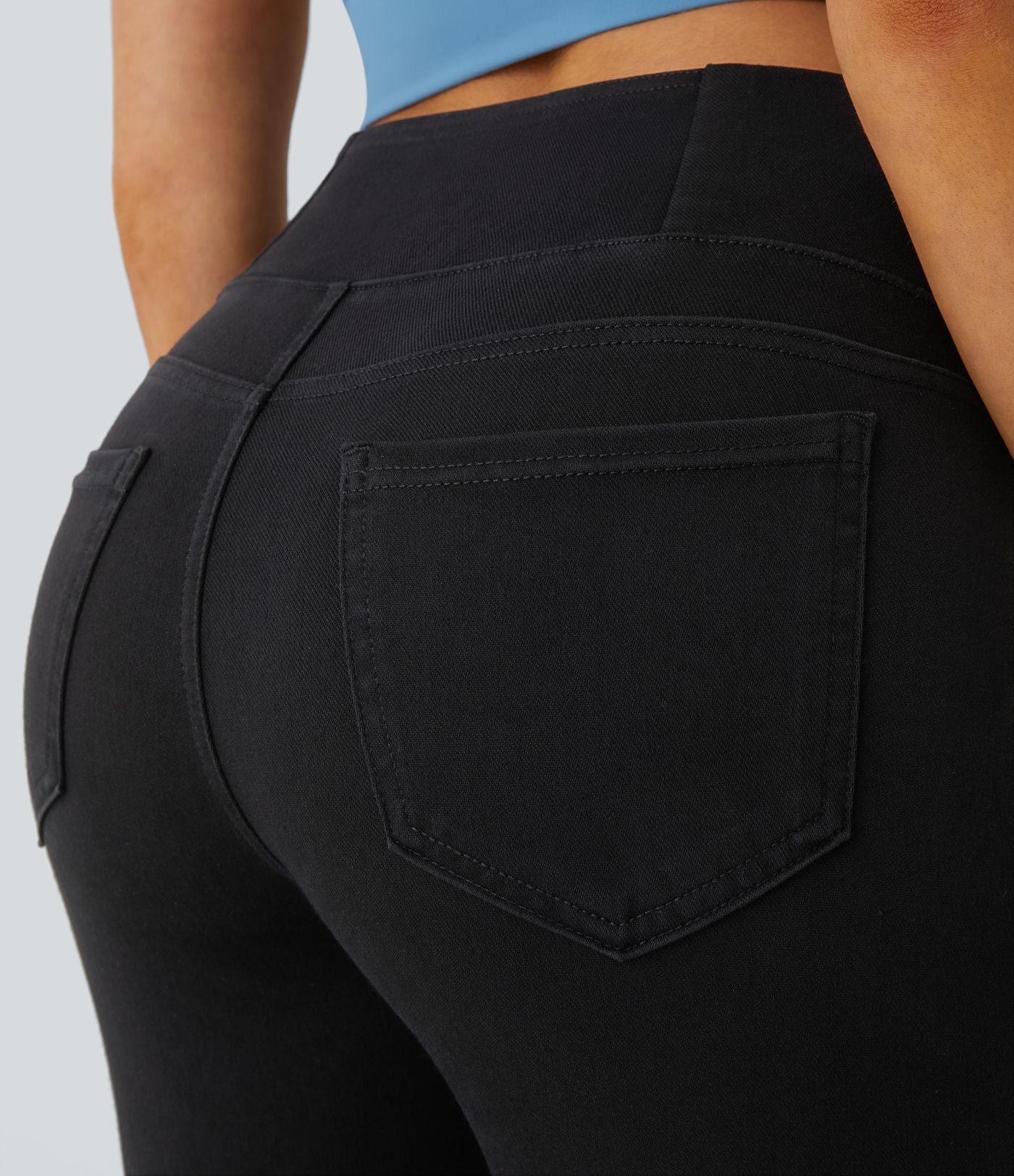 Halara Flex™ Jegging Travail Taille Haute Croisé Poches Multiples Tricot Extensible