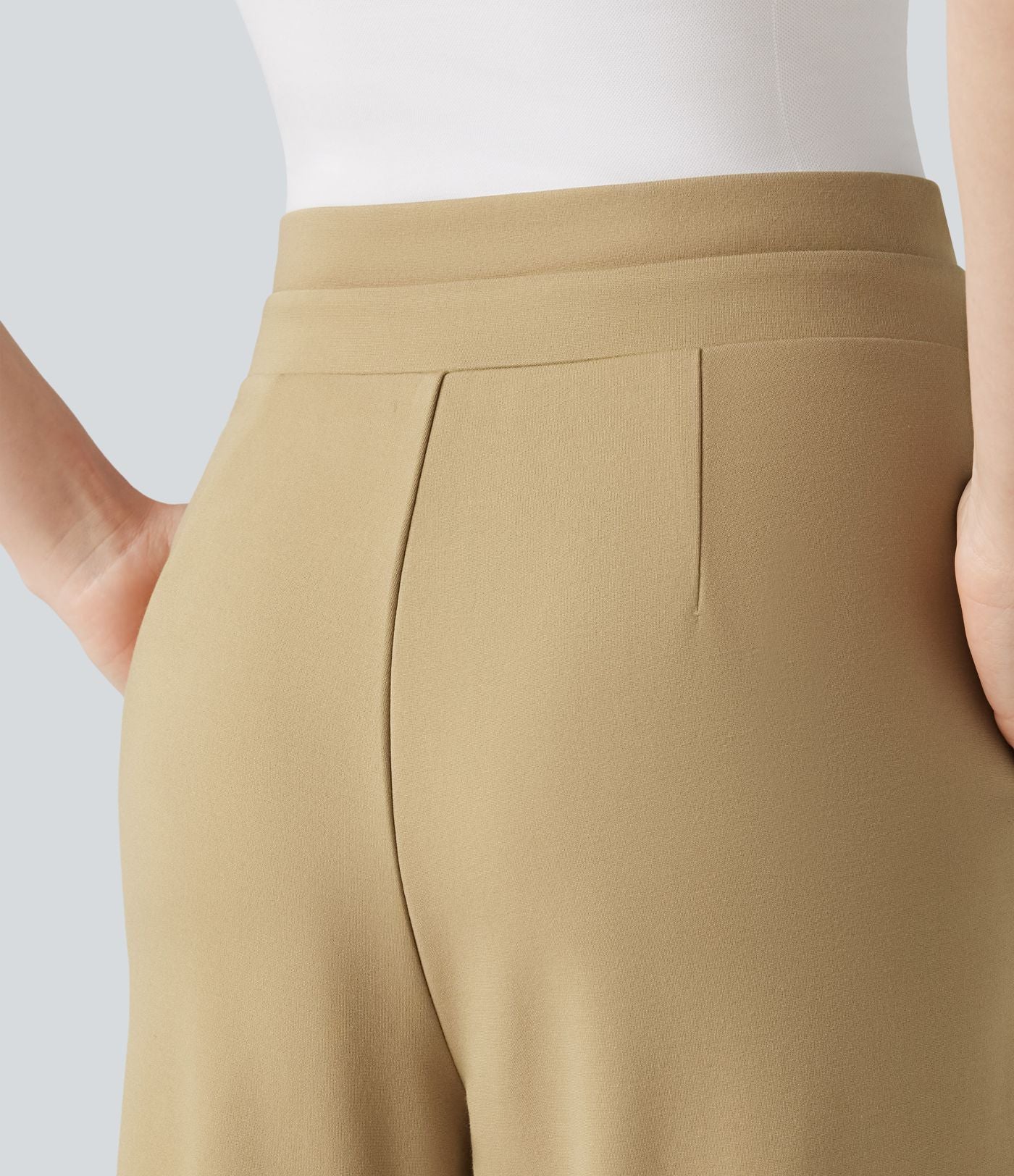 Pantalon de travail droit taille haute Halara Flex™ avec poches