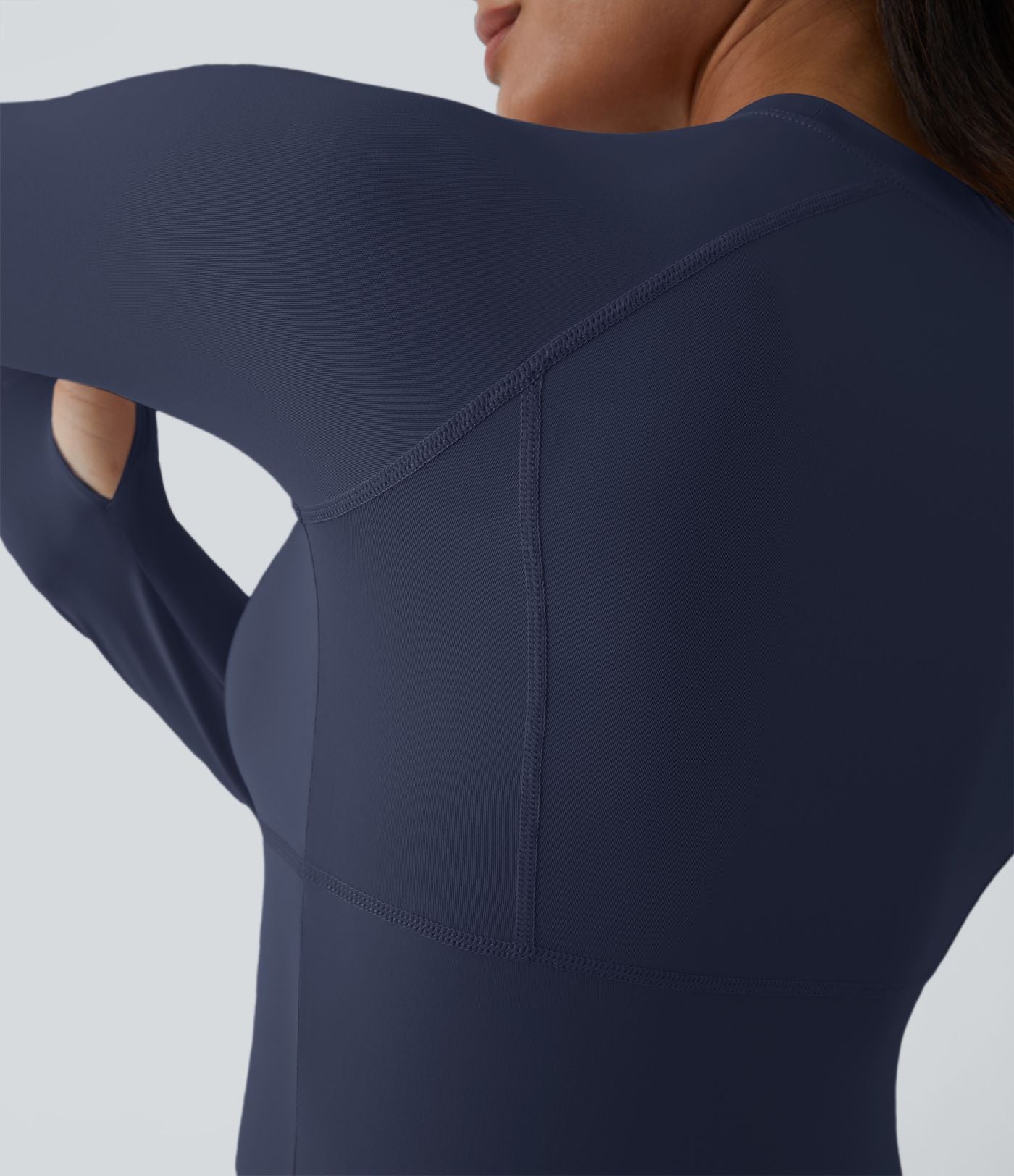 Top Sport Yoga Uni Trous pour les Pouce
