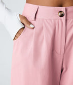 Joggings décontractés à taille mi-haute avec poches