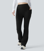 Pantalon de yoga bootcut gainant taille haute extra chaud Halara UltraSculpt™ avec poches