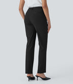 Pantalon de costume effet frais InstantCool à taille mi-haute avec poches latérales