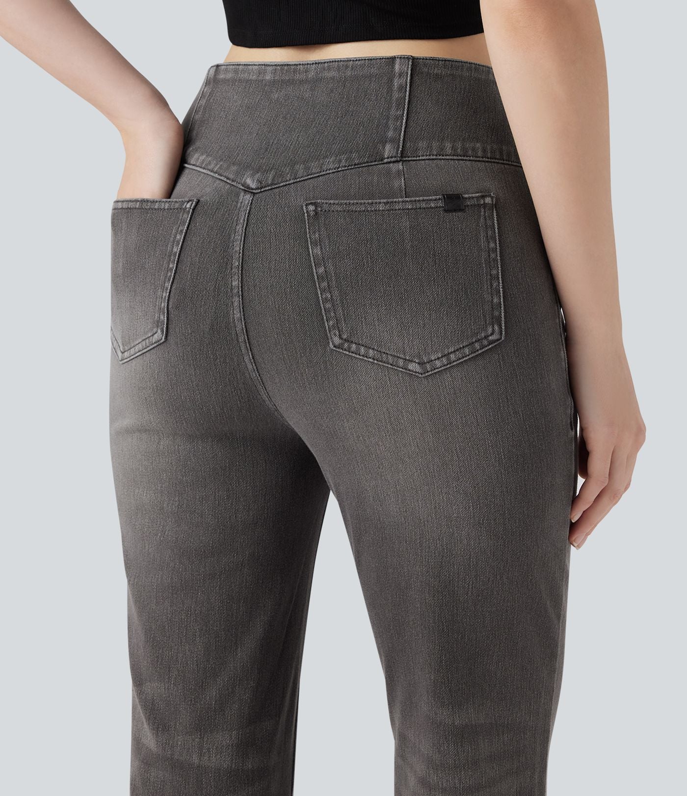 Jean bootcut taille haute Halara Flex™ avec poches