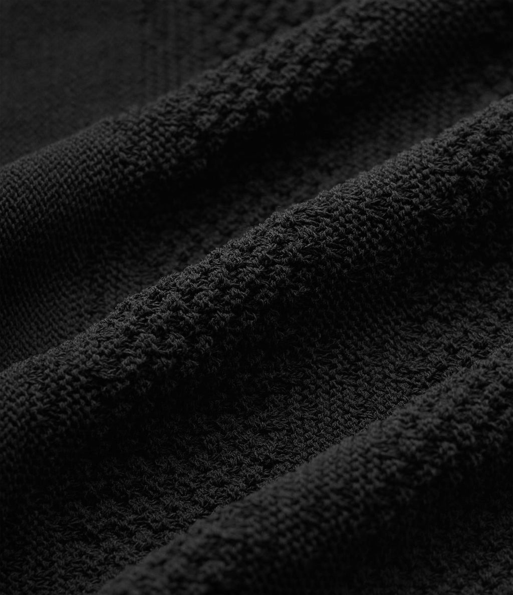 Pull tailleur col rond manches courtes crochet