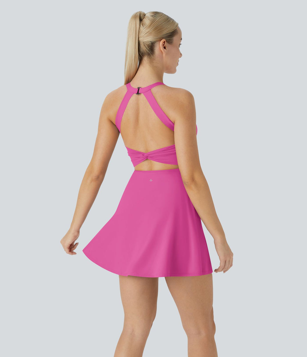Softlyzero™ Airy Robe Sport Torsadée Dos Nu Édition Easy Peasy