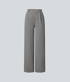 Pantalon tailleur Halara Flex™ DayStretch gainant coupe droite taille haute avec poches