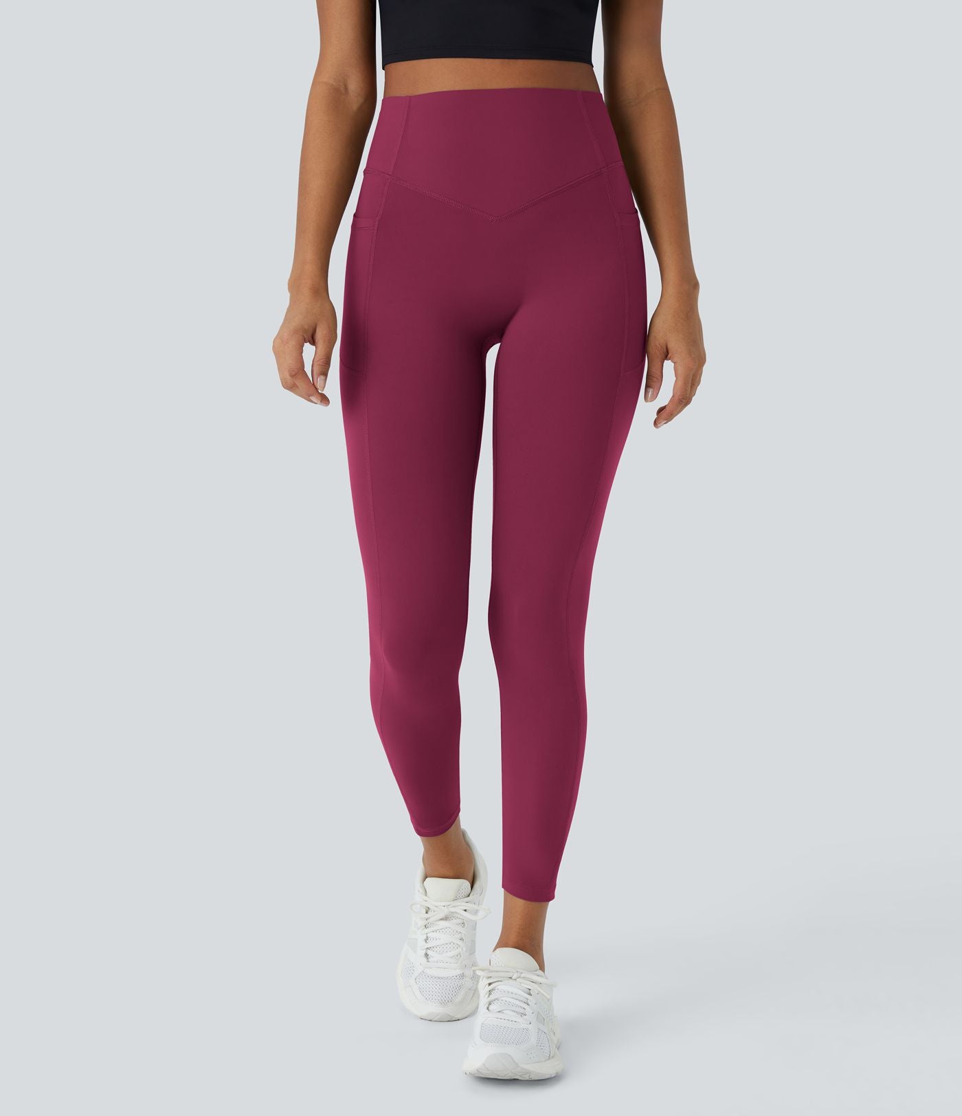 Legging d'entraînement gainant galbant taille haute avec effet scrunch et poches Halara UltraSculpt™