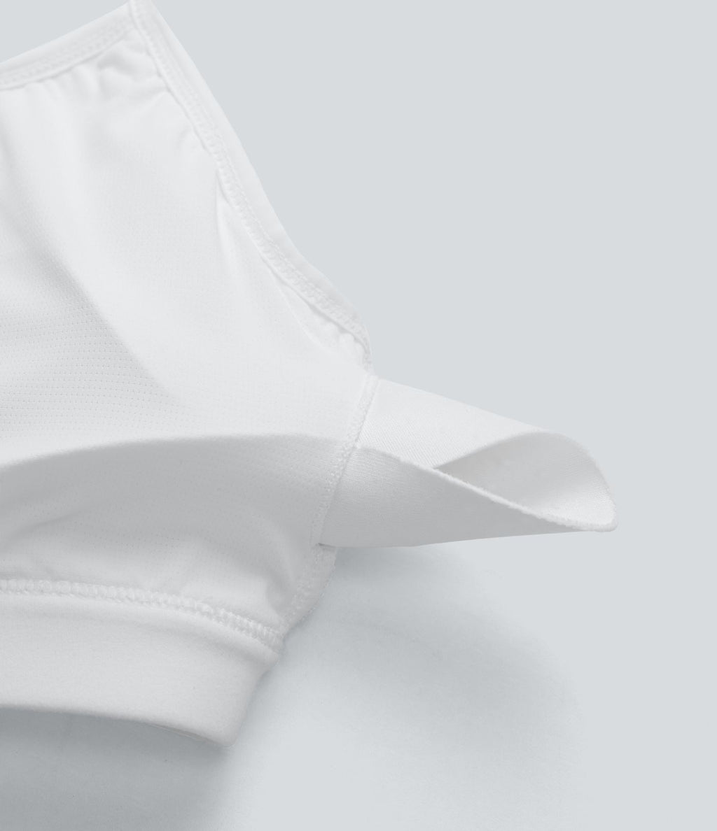 Brassière de sport yoga maille côtelée soutien léger à découpes bonnets A-D