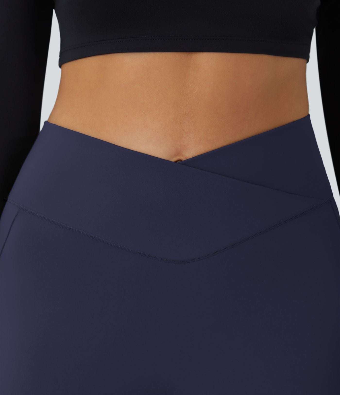 Softlyzero™ Polaire Legging Yoga à Taille Haute Thermique Croisée avec Poches Latérales