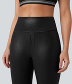 Legging 7/8 de yoga gainant taille haute toucher frais et séchage rapide avec poches - UPF50+ Halara UltraSculpt™