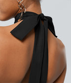 Jupe fluide de Vacances Breezeful™ Séchage Rapide Taille Haute Dos Noué Torsadé