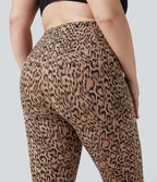 Legging de yoga grande taille Halara UltraSculpt™ taille haute gainant imprimé léopard avec poches
