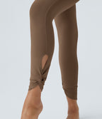 Softlyzero™ Leggings de Yoga Taille Haute avec Poche Arrière Découpée et Torsadée