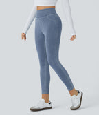 Halara Flex™ Jegging Casual Taille Haute Tricot Extensible Poche Latérale Arrière