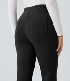 Pantalon tailleur évasé taille haute Halara Flex™ avec poches
