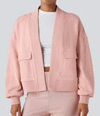 Sweat-shirt oversize manches longues avec poches