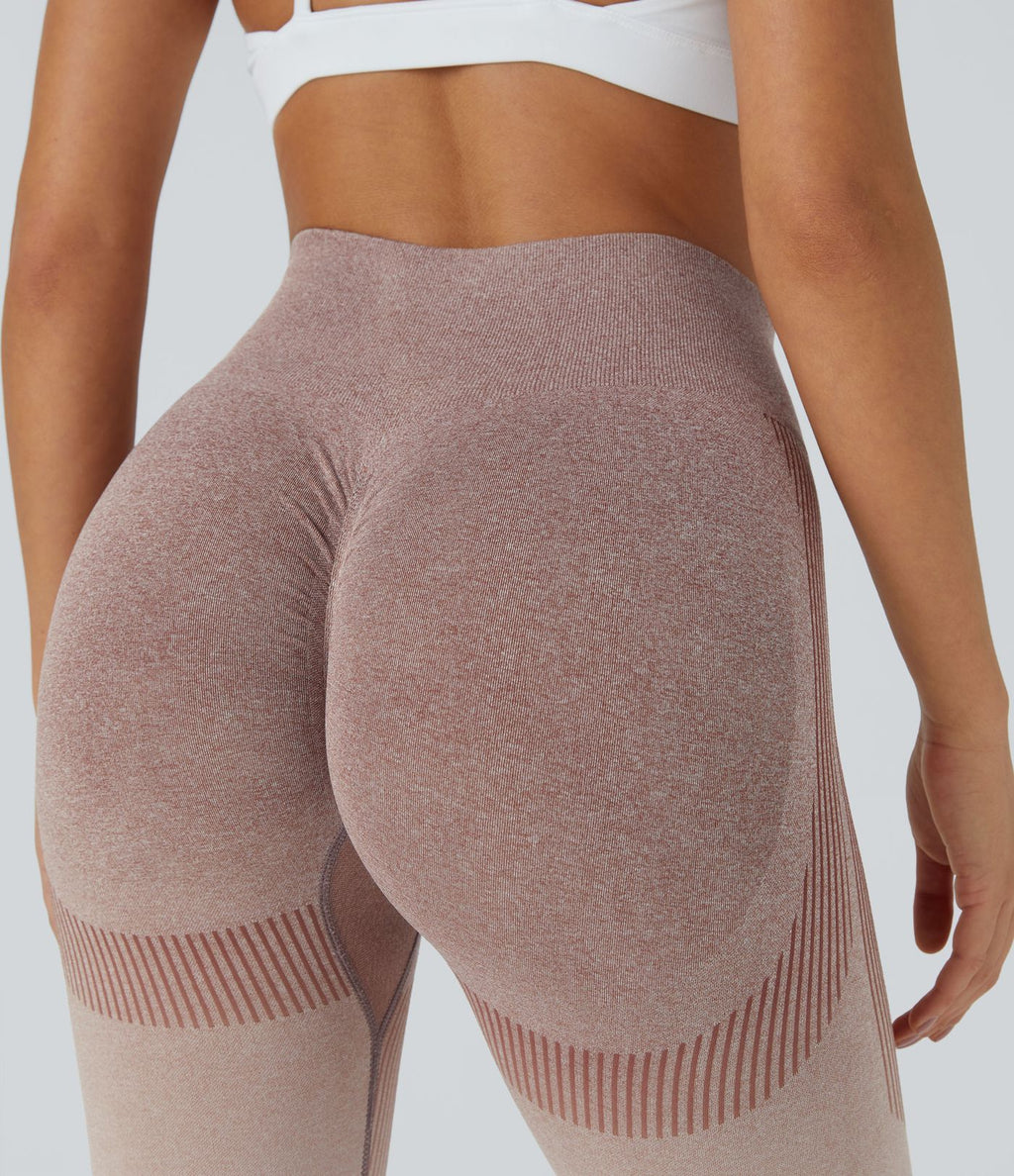 Legging running taille haute dégradé sans couture OneForm Seamless Flow