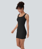 Robe débardeur danse mini ajustée décolleté carré DayStretch